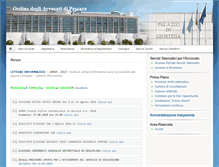 Tablet Screenshot of ordineavvocatipescara.it